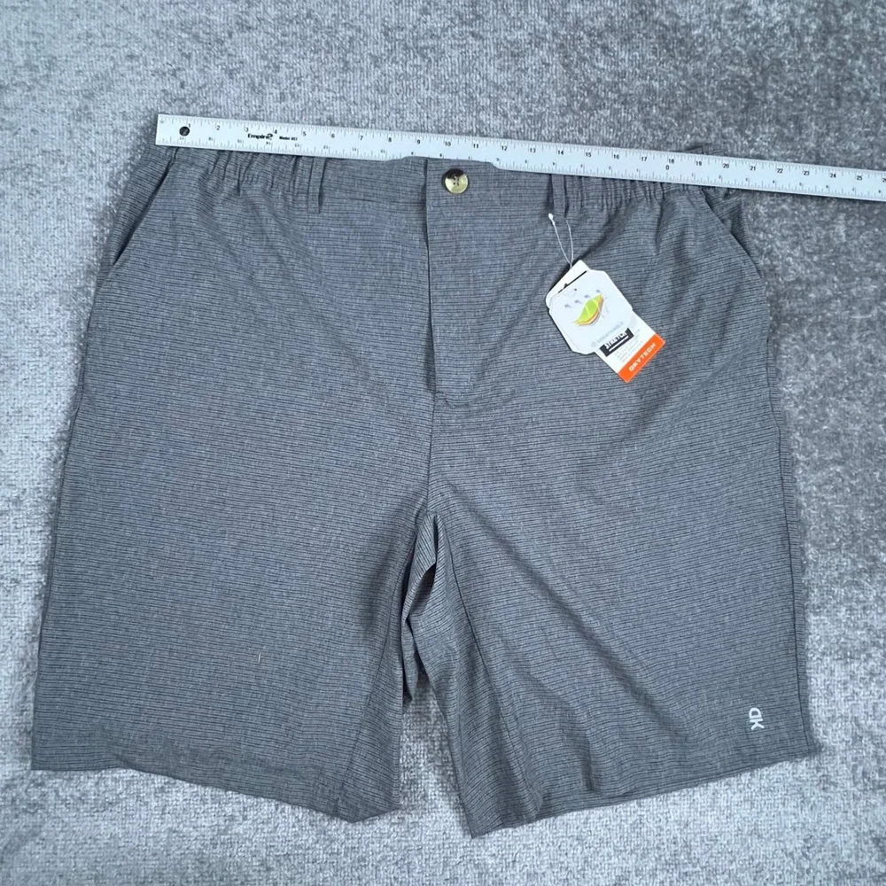 Little Donkey Andy Mens XXL Grey DryTech 4-Way Stretch Performance Hiking Shorts